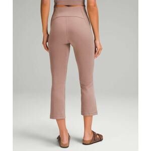 Lululemon Ribbed Softstreme Zip-Leg High-Rise Cropped Pant 25"
